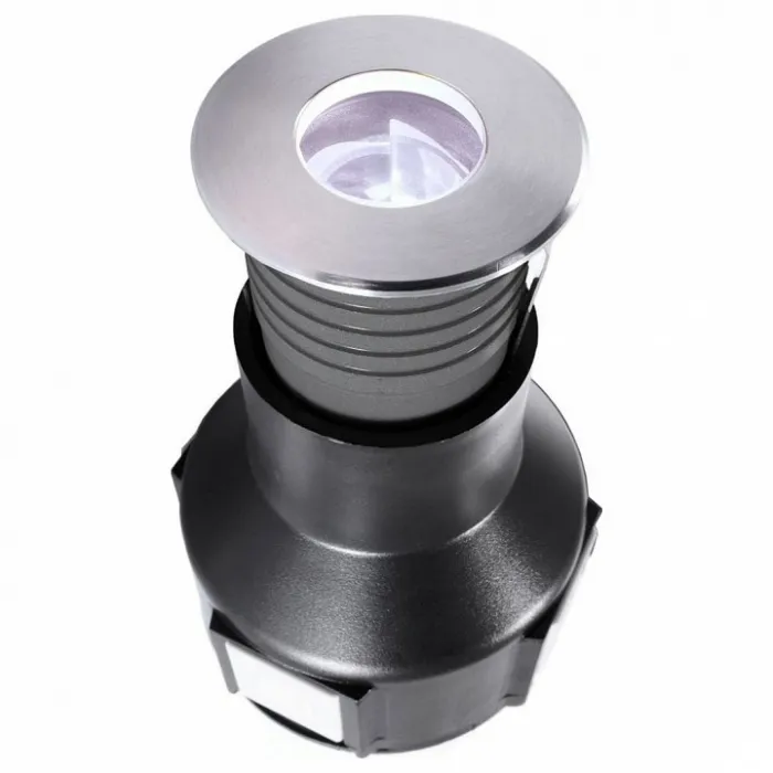 Встраиваемый в дорогу светильник Deko-Light Easyround III 730444 Цвет арматуры серебро Цвет плафонов прозрачный от ImperiumLoft