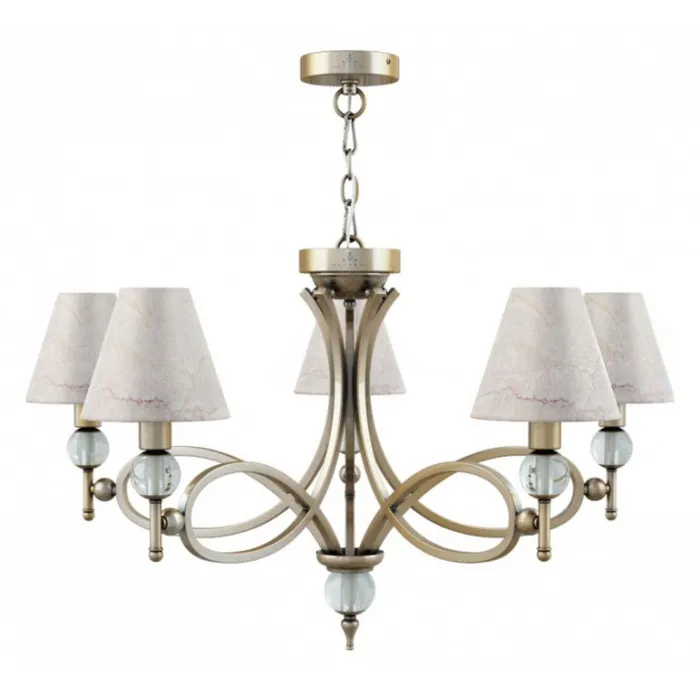 Подвесная люстра Lamp4You Eclectic 8 M2-05-SB-LMP-O-15 Цвет арматуры бронза Цвет плафонов белый от ImperiumLoft