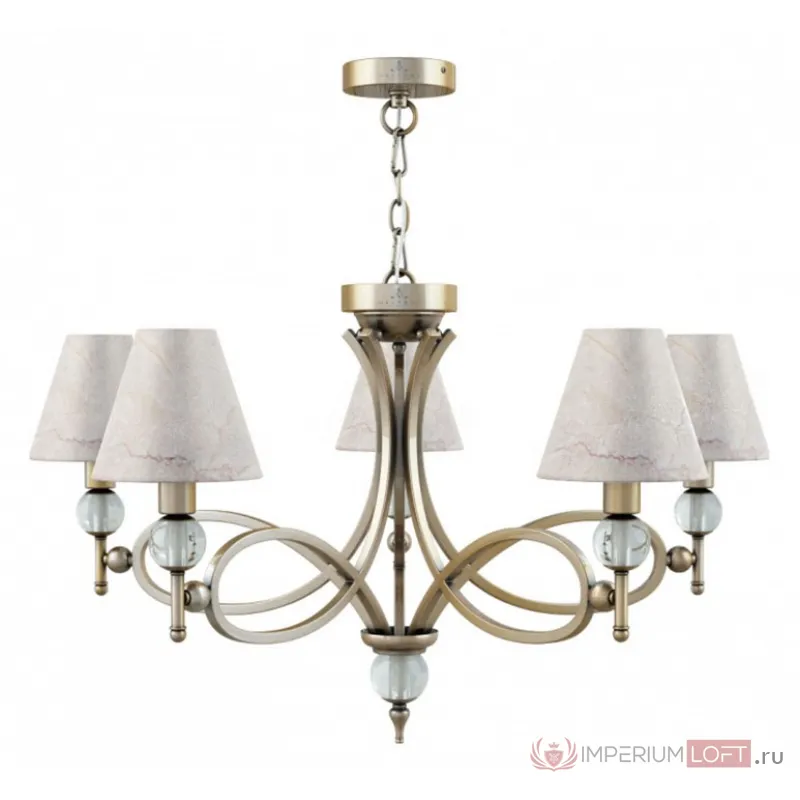 Подвесная люстра Lamp4You Eclectic 8 M2-05-SB-LMP-O-15 Цвет арматуры бронза Цвет плафонов белый от ImperiumLoft