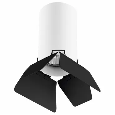 Накладной светильник Lightstar Rullo 3 R436437 Цвет плафонов черно-белый