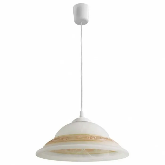 Подвесной светильник Arte Lamp Cucina A3434SP-1WH Цвет арматуры белый Цвет плафонов желтый от ImperiumLoft