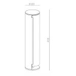 Наземный низкий светильник Deko-Light Steckdosenturm 733056