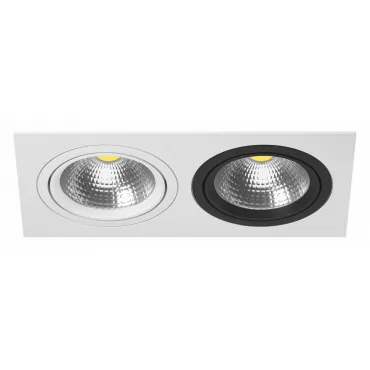 Встраиваемый светильник Lightstar Intero 111 i8260607 Цвет арматуры черно-белый от ImperiumLoft
