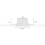 Встраиваемый светильник Donolux DL18838 DL18838/9W White R Dim 4000K