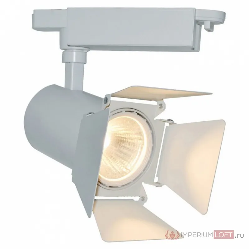 Светильник на штанге Arte Lamp Track Lights A6720PL-1WH Цвет арматуры белый Цвет плафонов белый от ImperiumLoft