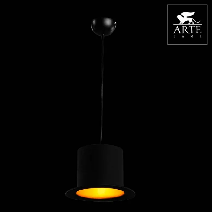 Подвесной светильник Arte Lamp Bijoux A3236SP-1BK Цвет арматуры черный Цвет плафонов черный от ImperiumLoft