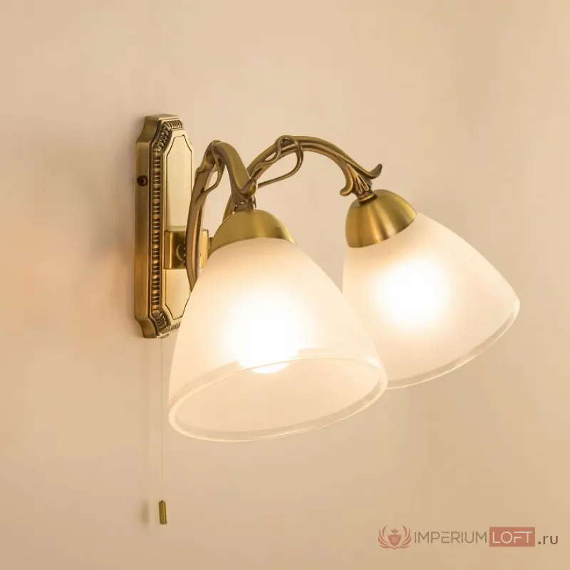 Бра Citilux Латур CL413421 Цвет арматуры бронза Цвет плафонов белый от ImperiumLoft