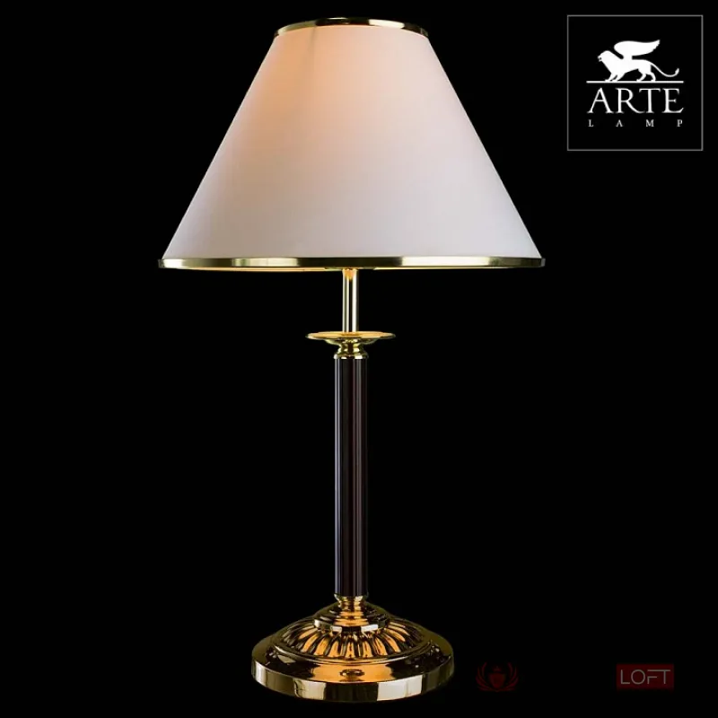 Настольная лампа декоративная Arte Lamp Catrin A3545LT-1GO Цвет арматуры золото Цвет плафонов золото от ImperiumLoft