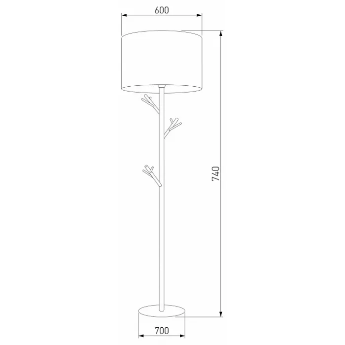 Торшер TK Lighting Albero 5572 Albero White от ImperiumLoft