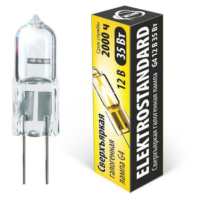 Лампа галогеновая Elektrostandard G4 35Вт 2700K a025173 от ImperiumLoft