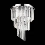 Потолочная люстра Ideal Lux Carlton CARLTON PL12 Цвет арматуры хром Цвет плафонов прозрачный от ImperiumLoft