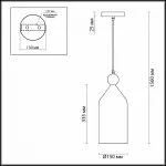 Подвесной светильник Odeon Light Bolli 4091/1 Цвет арматуры черный Цвет плафонов золото от ImperiumLoft