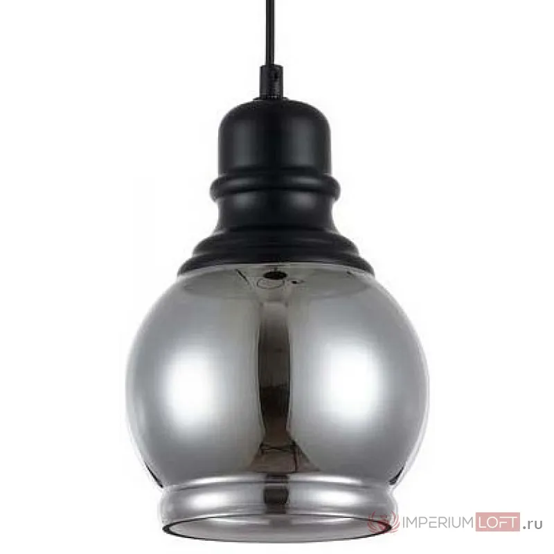 Подвесной светильник Maytoni Danas T162-11-B Цвет арматуры черный Цвет плафонов серый от ImperiumLoft