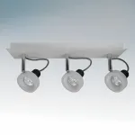 Спот Lightstar Varieta 16 210139 Цвет арматуры хром Цвет плафонов серый от ImperiumLoft