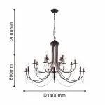 Подвесная люстра F-promo Plini 2590-20P от ImperiumLoft