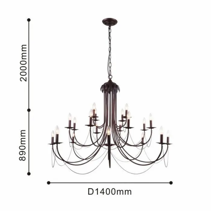 Подвесная люстра F-promo Plini 2590-20P от ImperiumLoft
