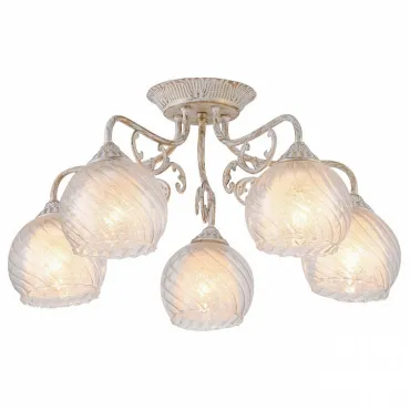 Потолочная люстра Arte Lamp 7062 A7062PL-5WG Цвет арматуры золото Цвет плафонов прозрачный