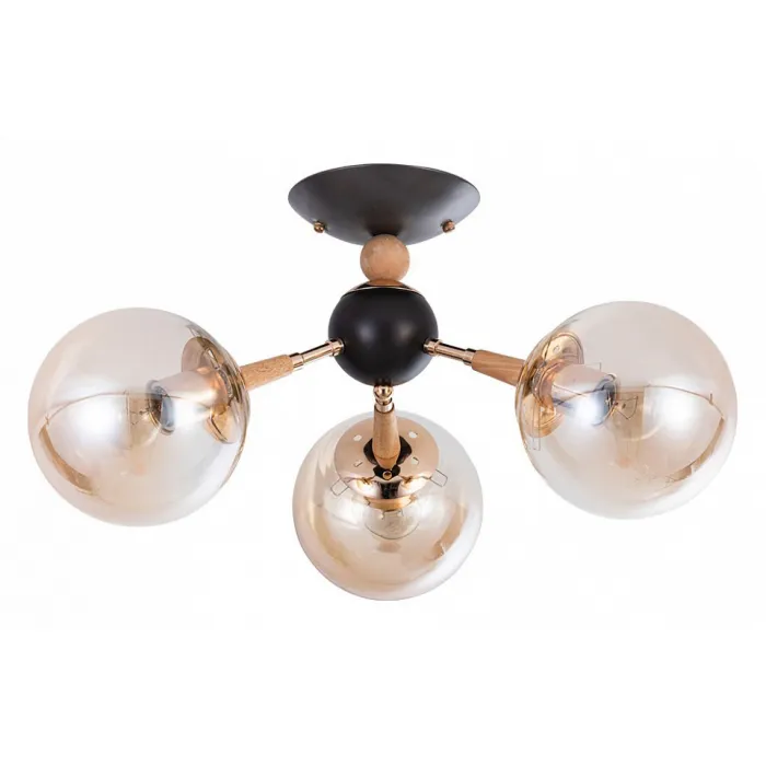 Люстра на штанге Arte Lamp Boston A4485PL-3BK от ImperiumLoft