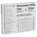 Настенно-потолочный прожектор Gauss Elementary 613100270 Цвет плафонов прозрачный