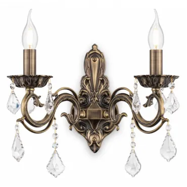 Бра Maytoni Bronze 4 RC245-WL-02-R Цвет арматуры бронза Цвет плафонов прозрачный от ImperiumLoft