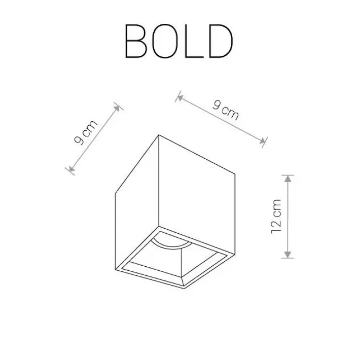 Накладной светильник Nowodvorski Bold 9388 Цвет плафонов серый от ImperiumLoft