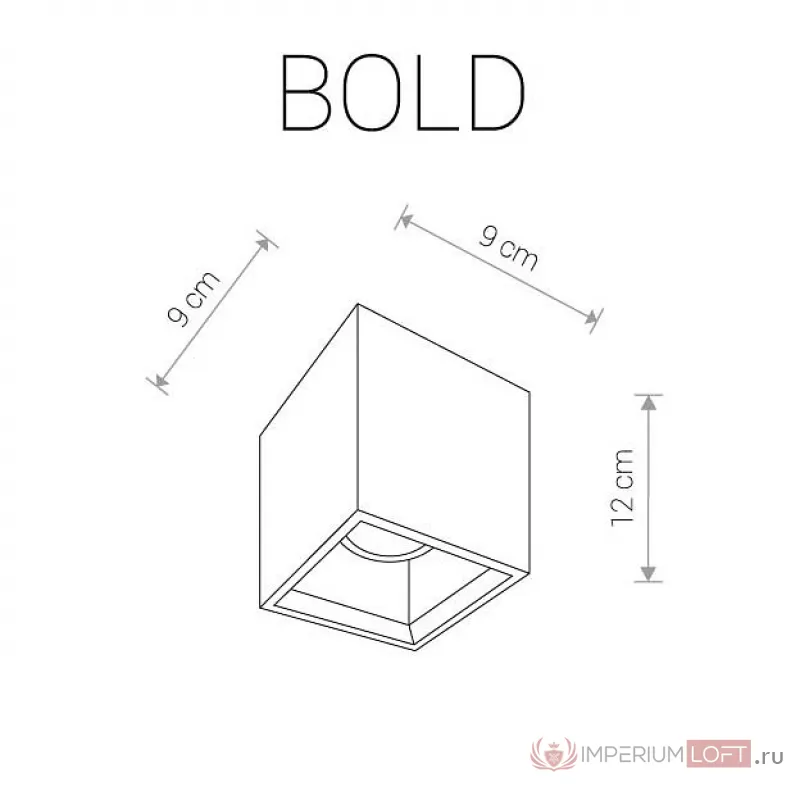 Накладной светильник Nowodvorski Bold 9388 Цвет плафонов серый от ImperiumLoft