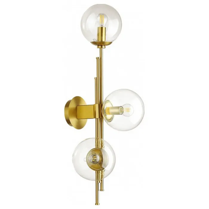 Бра Odeon Light Brazeri 4799/3W Цвет плафонов прозрачный Цвет арматуры бронза от ImperiumLoft