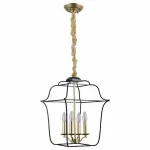 Подвесной светильник Omnilux Maiori OML-94706-04 Цвет арматуры черный от ImperiumLoft
