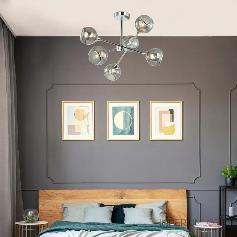 Люстра на штанге Lumion Sandra 4530/6C  Люстра на штанге Lumion Sandra 4530/6C