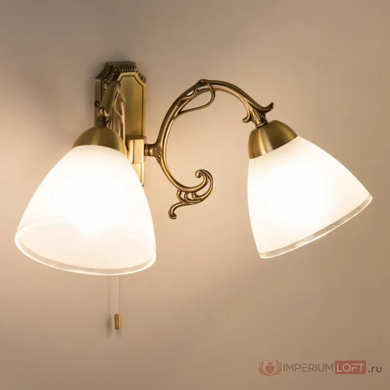 Бра Citilux Латур CL413421 Цвет арматуры бронза Цвет плафонов белый от ImperiumLoft