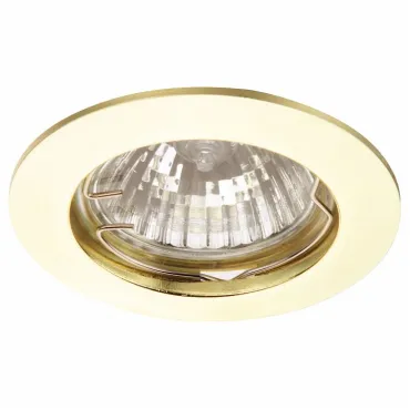 Комплект из 3 встраиваемых светильников Arte Lamp Basic A2103PL-3GO Цвет арматуры золото Цвет плафонов прозрачный
