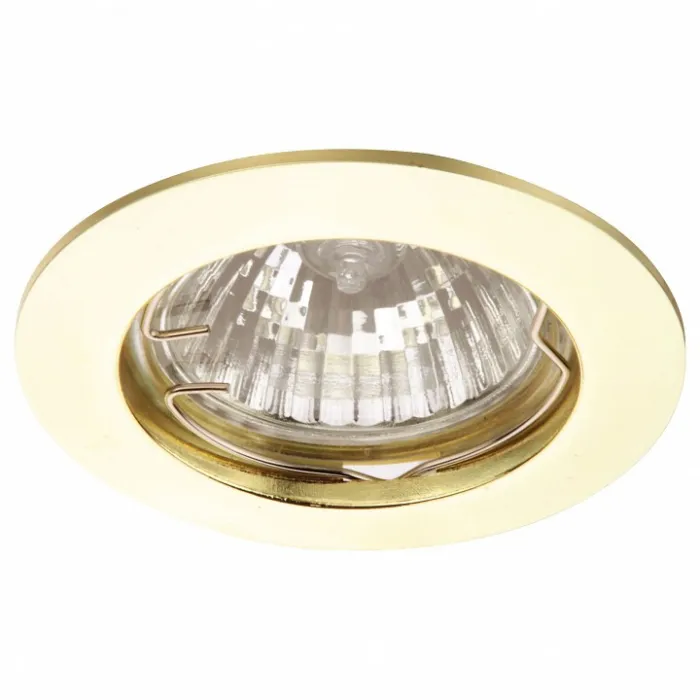 Комплект из 3 встраиваемых светильников Arte Lamp Basic A2103PL-3GO Цвет арматуры золото Цвет плафонов прозрачный от ImperiumLoft