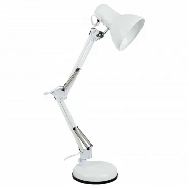 Настольная лампа офисная Arte Lamp Junior A1330LT-1WH Цвет арматуры белый Цвет плафонов белый от ImperiumLoft