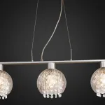 Подвесная люстра Citilux Бейт CL317231 Цвет арматуры хром Цвет плафонов серый от ImperiumLoft