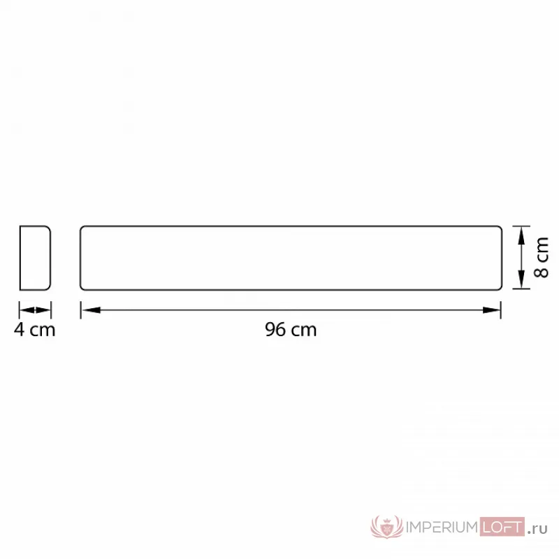 Накладной светильник Lightstar Fiume LED 810538 от ImperiumLoft