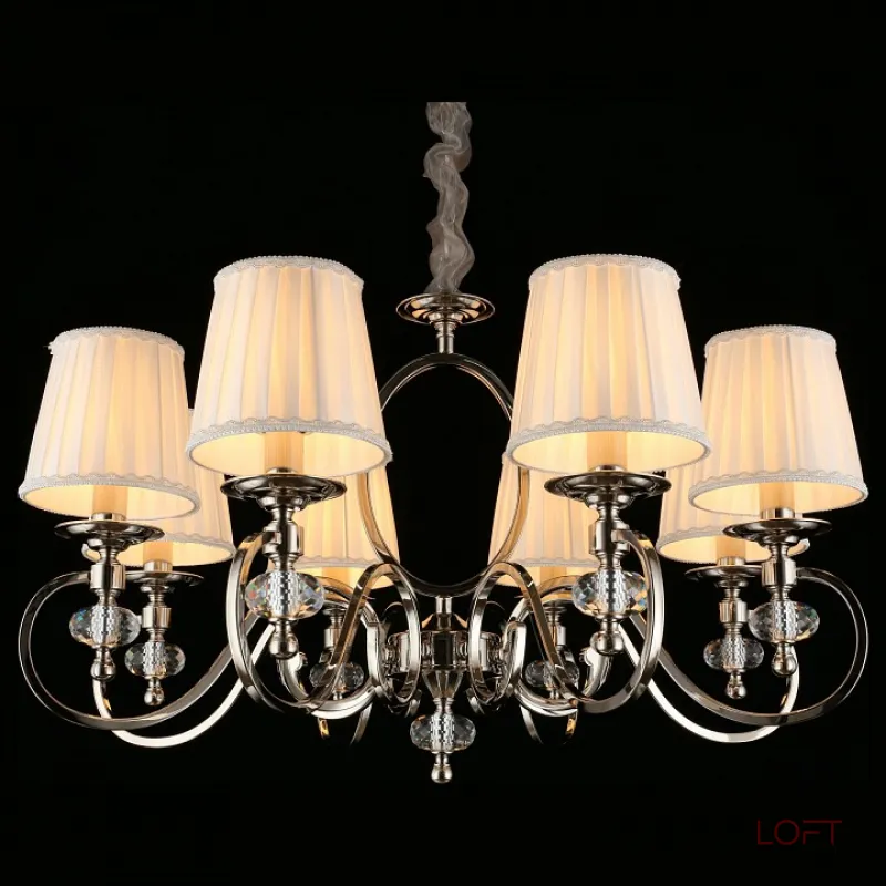 Подвесная люстра Aployt Reni APL.717.03.08 Цвет арматуры хром Цвет плафонов белый от ImperiumLoft Подвесная люстра Aployt Reni APL.717.03.08 Цвет арматуры хром Цвет плафонов белый от ImperiumLoft
