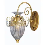 Бра Arte Lamp Schelenberg A4410AP-1SR Цвет арматуры латунь Цвет плафонов прозрачный от ImperiumLoft