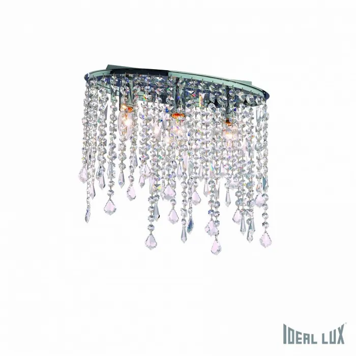 Накладной светильник Ideal Lux Rain RAIN CLEAR PL3 Цвет арматуры хром Цвет плафонов прозрачный от ImperiumLoft