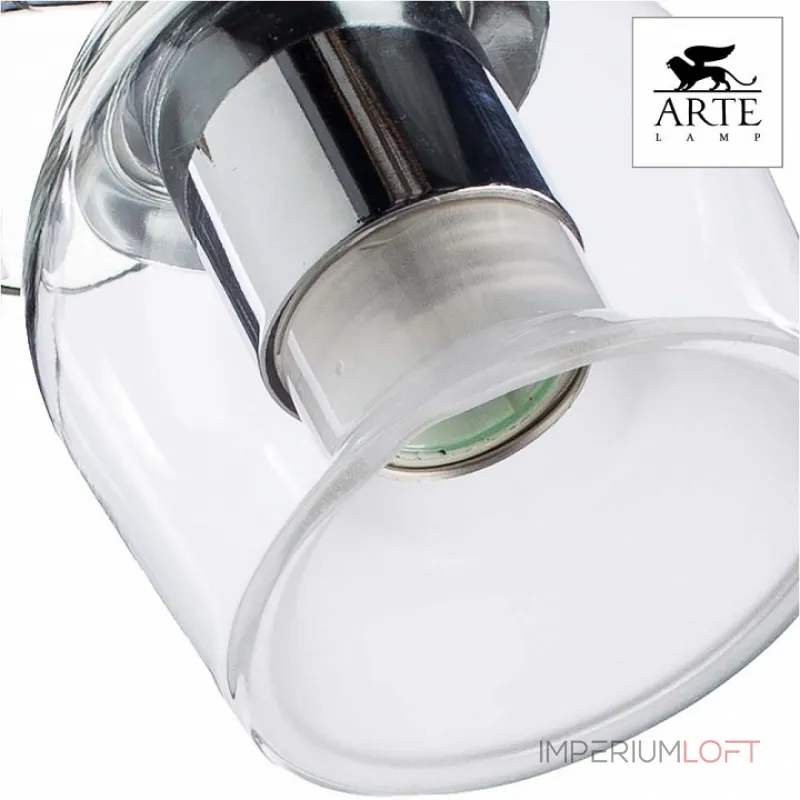 Спот Arte Lamp Echeggio A1558AP-1CC Цвет арматуры хром Цвет плафонов прозрачный