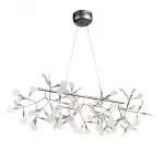 Подвесная люстра ST-Luce Rafina SL379.103.81 Цвет арматуры серебро Цвет плафонов белый от ImperiumLoft