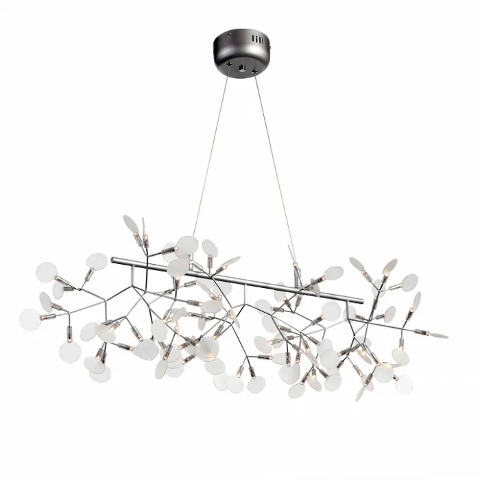 Подвесная люстра ST-Luce Rafina SL379.103.81 Цвет арматуры серебро Цвет плафонов белый от ImperiumLoft