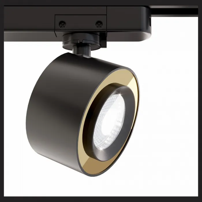Светильник на штанге Maytoni Track lamps TR023-1-12B4K Цвет арматуры черный Цвет плафонов черный от ImperiumLoft