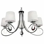 Подвесная люстра Omnilux Udine OML-60003-05 Цвет арматуры хром от ImperiumLoft