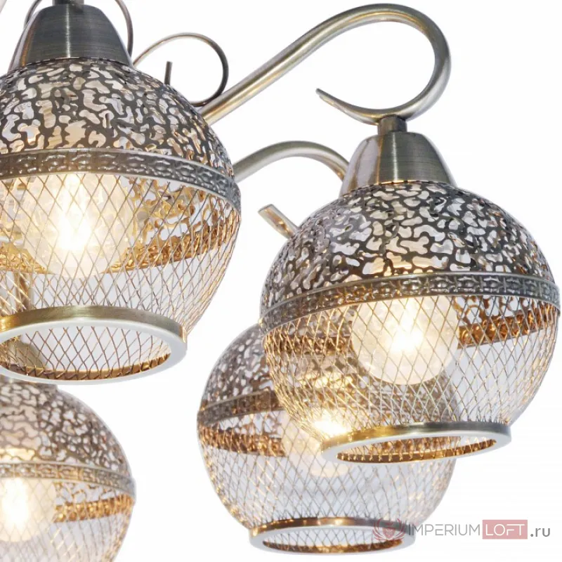 Потолочная люстра TopLight Lynette TL1156-8D Цвет арматуры бронза Цвет плафонов бронза от ImperiumLoft