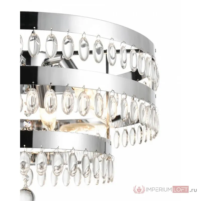 Подвесная люстра Vele Luce Breeze VL3263P06 Цвет арматуры хром Цвет плафонов прозрачный от ImperiumLoft