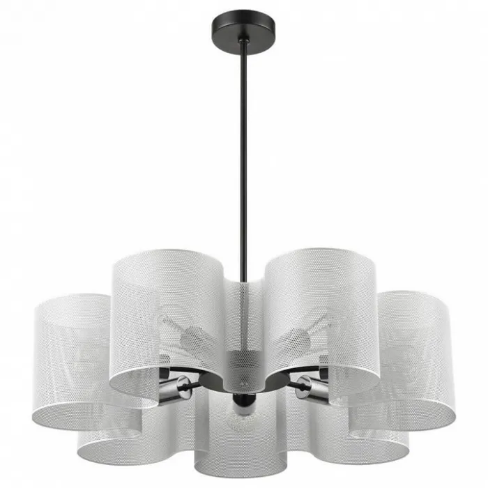 Подвесной светильник Vele Luce Cross 654 VL5272P07 Цвет арматуры черный Цвет плафонов белый от ImperiumLoft