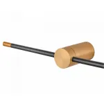 Бра Vele Luce Laser VL7182W21 Цвет арматуры золото Цвет плафонов черный