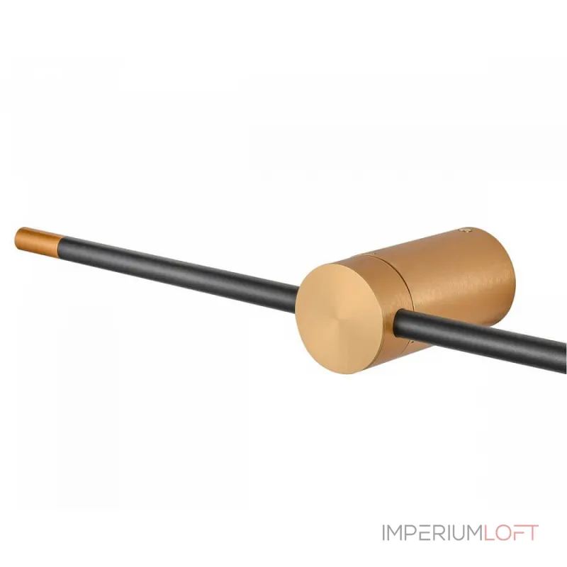 Бра Vele Luce Laser VL7182W21 Цвет арматуры золото Цвет плафонов черный