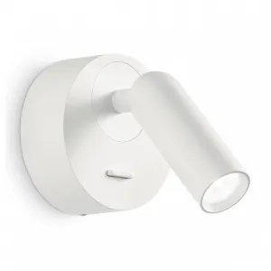 Бра Ideal Lux Bean Round BEAN ROUND AP BIANCO Цвет плафонов белый