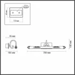 Подсветка для картины Odeon Light Dega 4916/12WL от ImperiumLoft